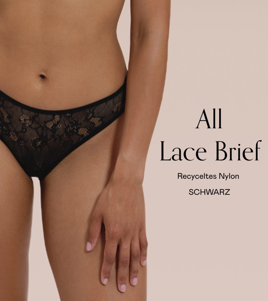 All Lace Brief Multipack Schwarz&Pink - 4 stück
