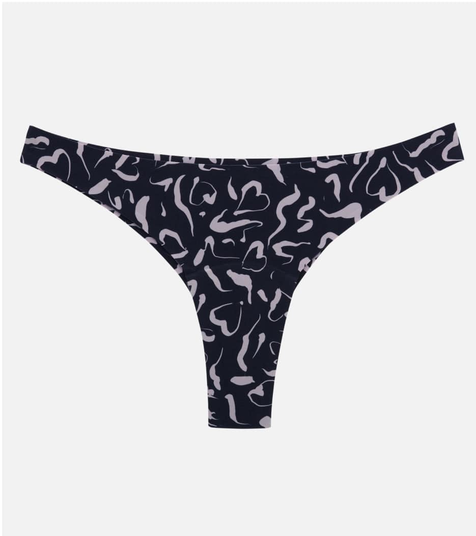Invisible Brazilian - Recyceltes Nylon - Abstract pink