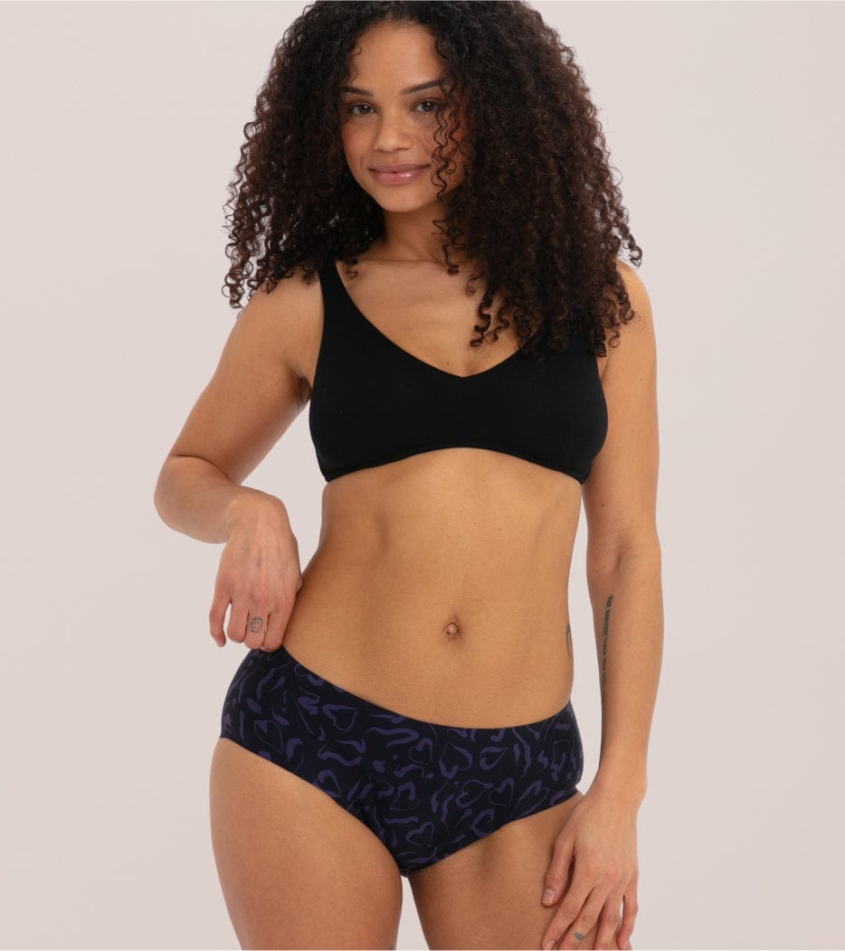 Invisible Classic - Recyceltes Nylon - Abstract violett