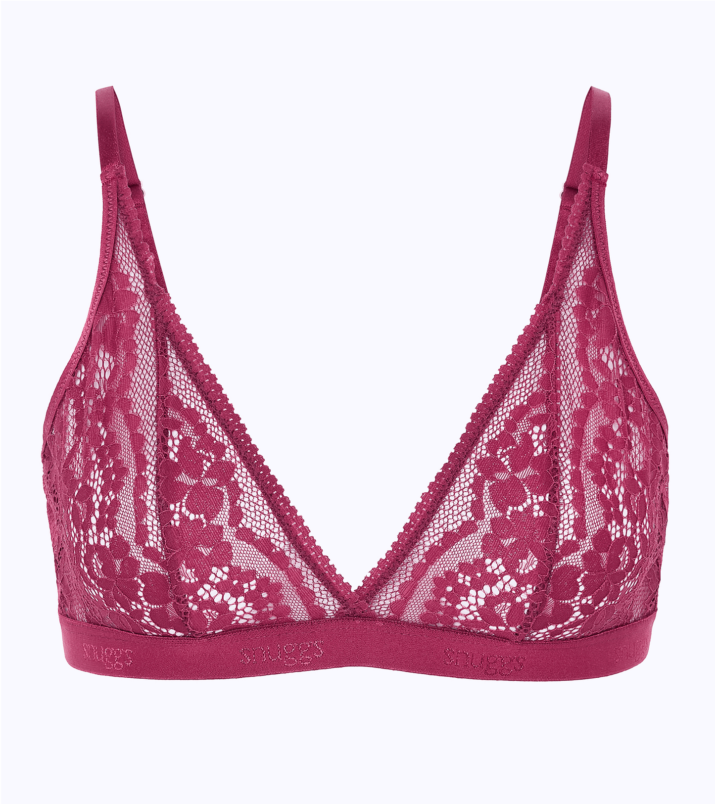 Muse - Triangel Bralette - Kirschrot
