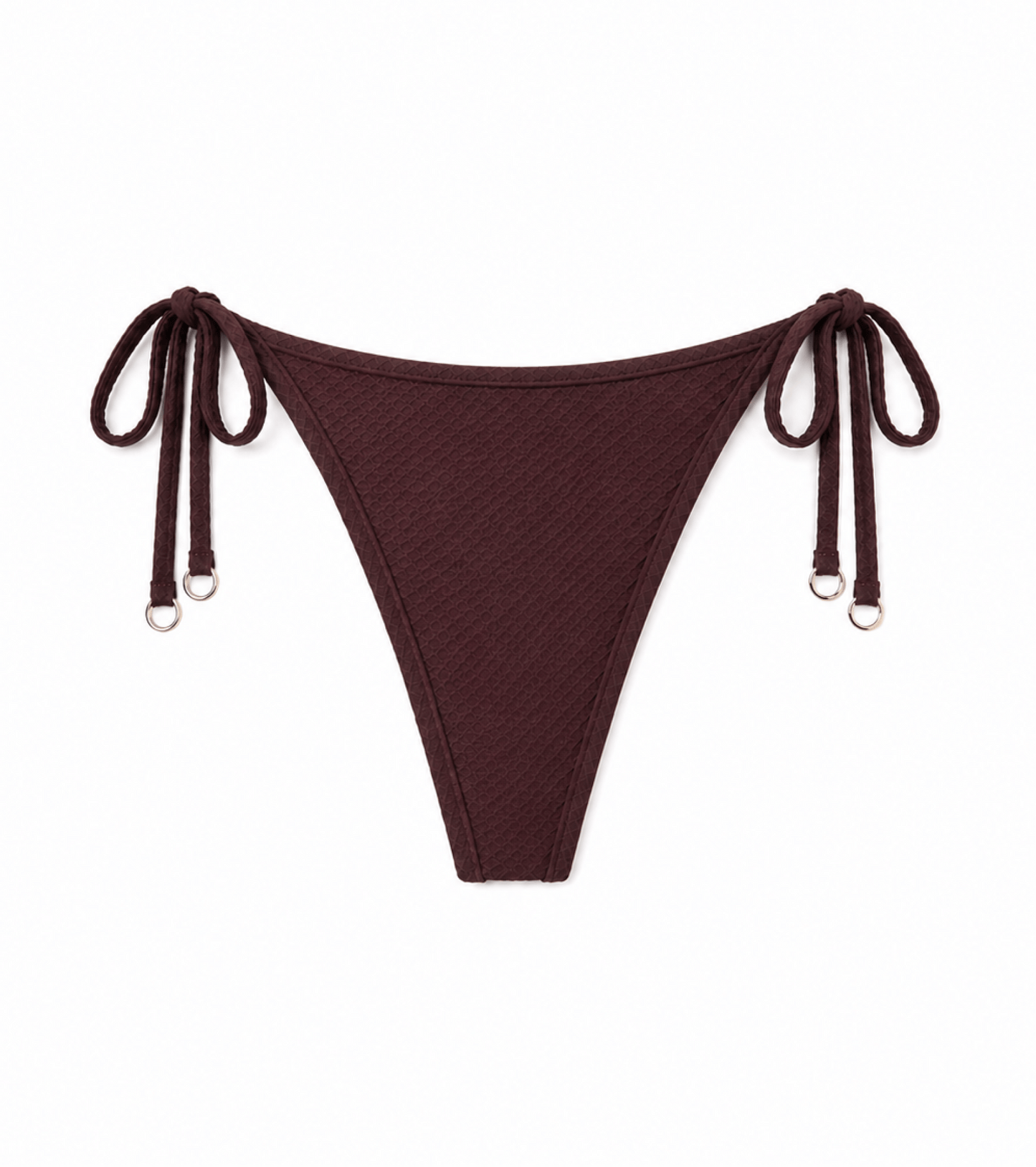 Bademode - Waffle - Brief - Braun