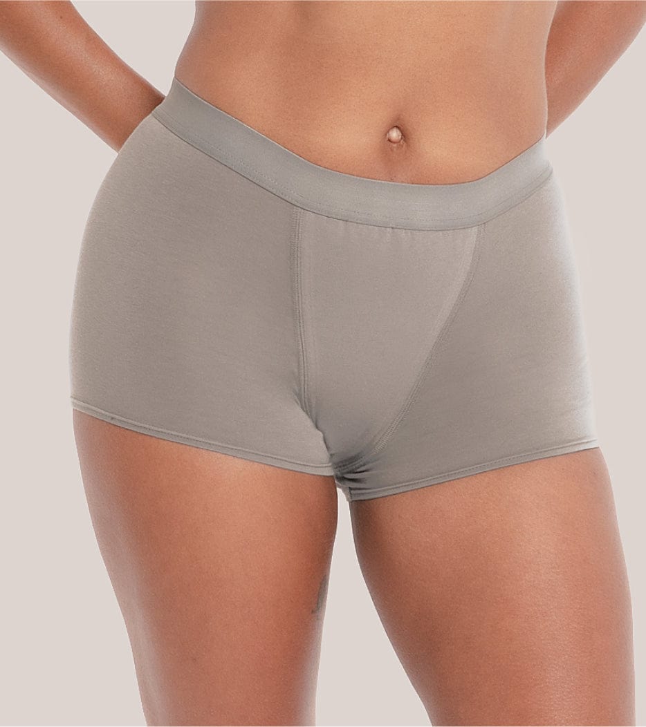 Boxer Short - Bio-Baumwolle - Grau