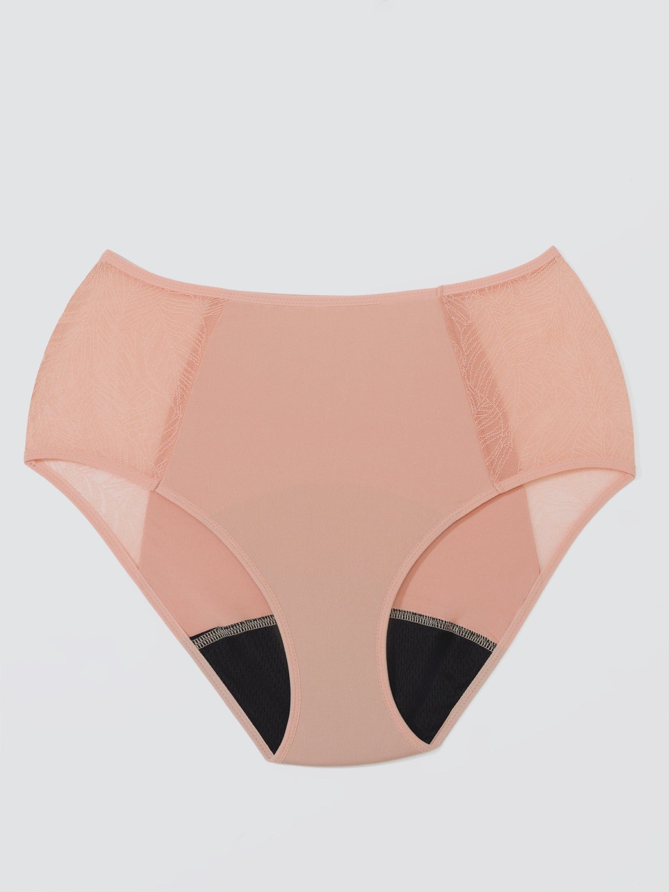Spitze High-Waist - Recyceltes Nylon - Coral