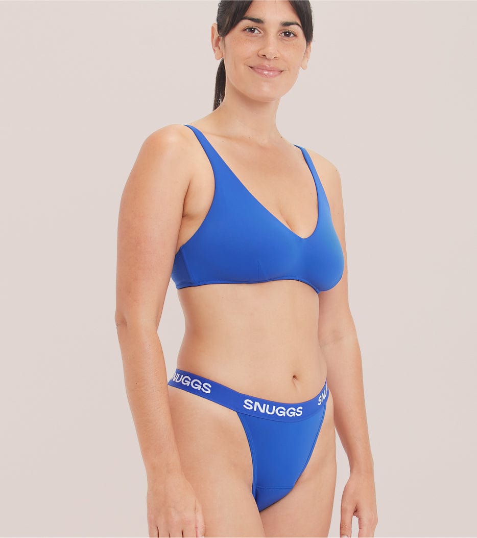 Waistband Triangle Brief - Blau